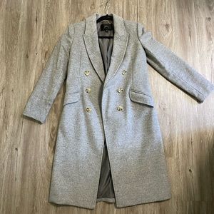 J Crew double breasted wool coat